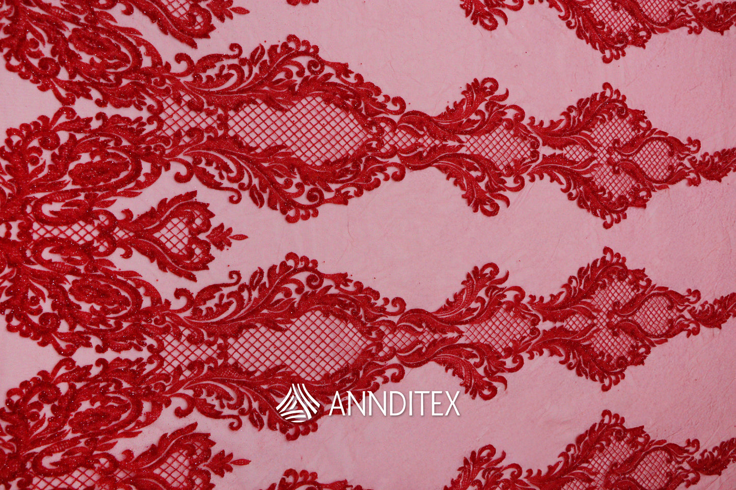 Tul Grecia Rojo- Exclusivo de Annditex