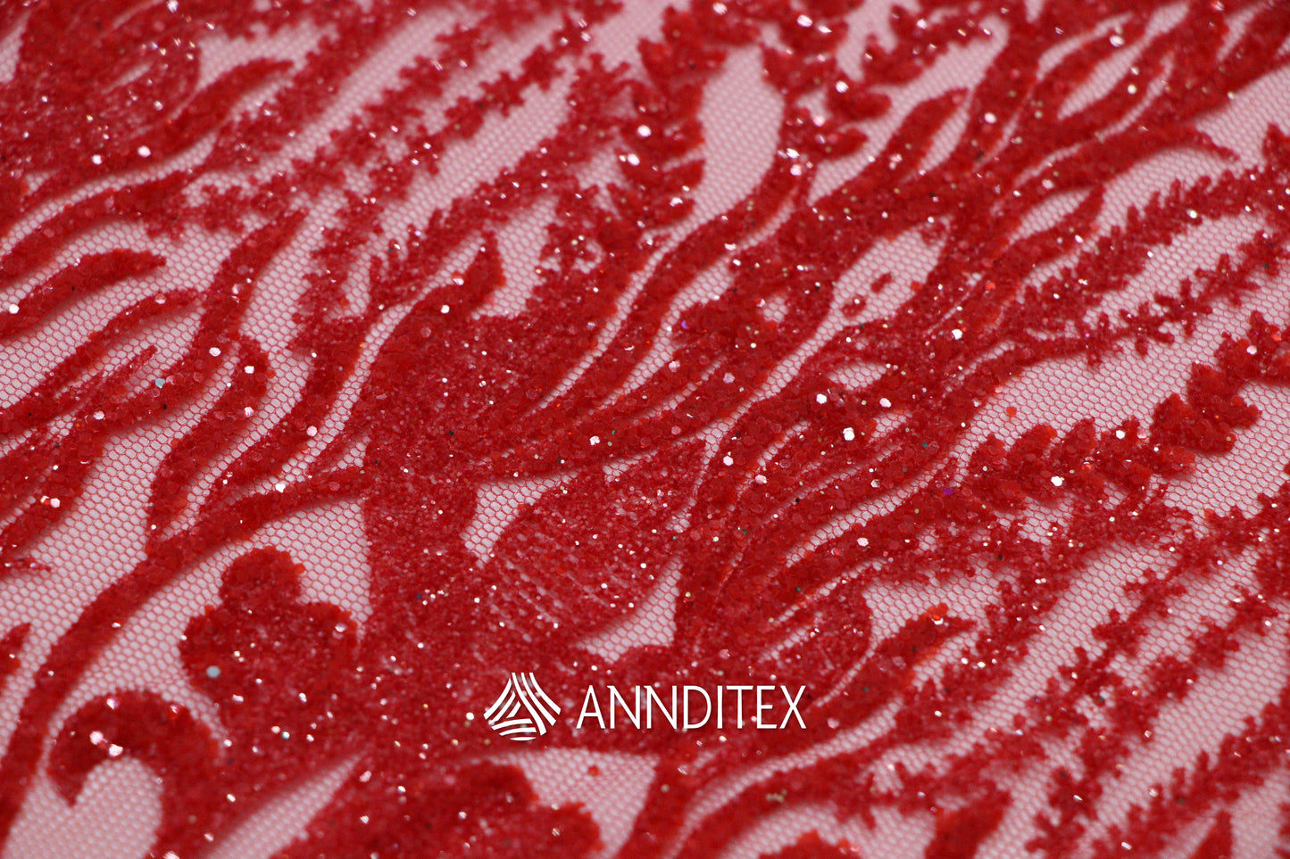 Tul Grecia Rojo- Exclusivo de Annditex