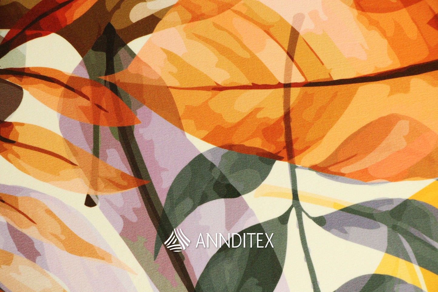 Licra Crush Moda Estampada Hojas Otoño | ANNDITEX