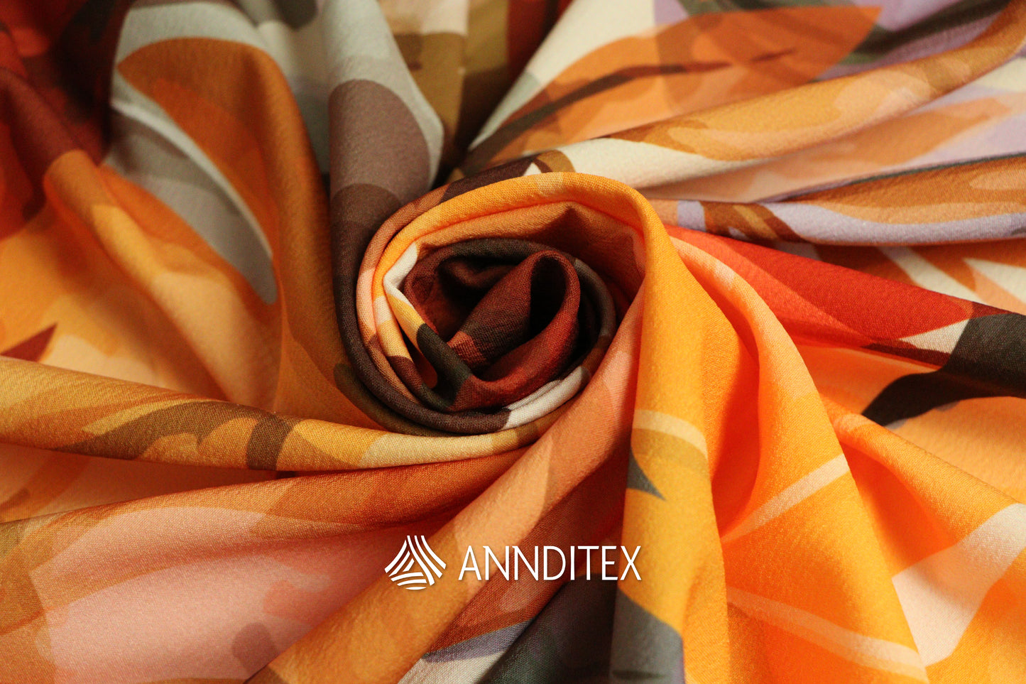 Licra Crush Moda Estampada Hojas Otoño | ANNDITEX