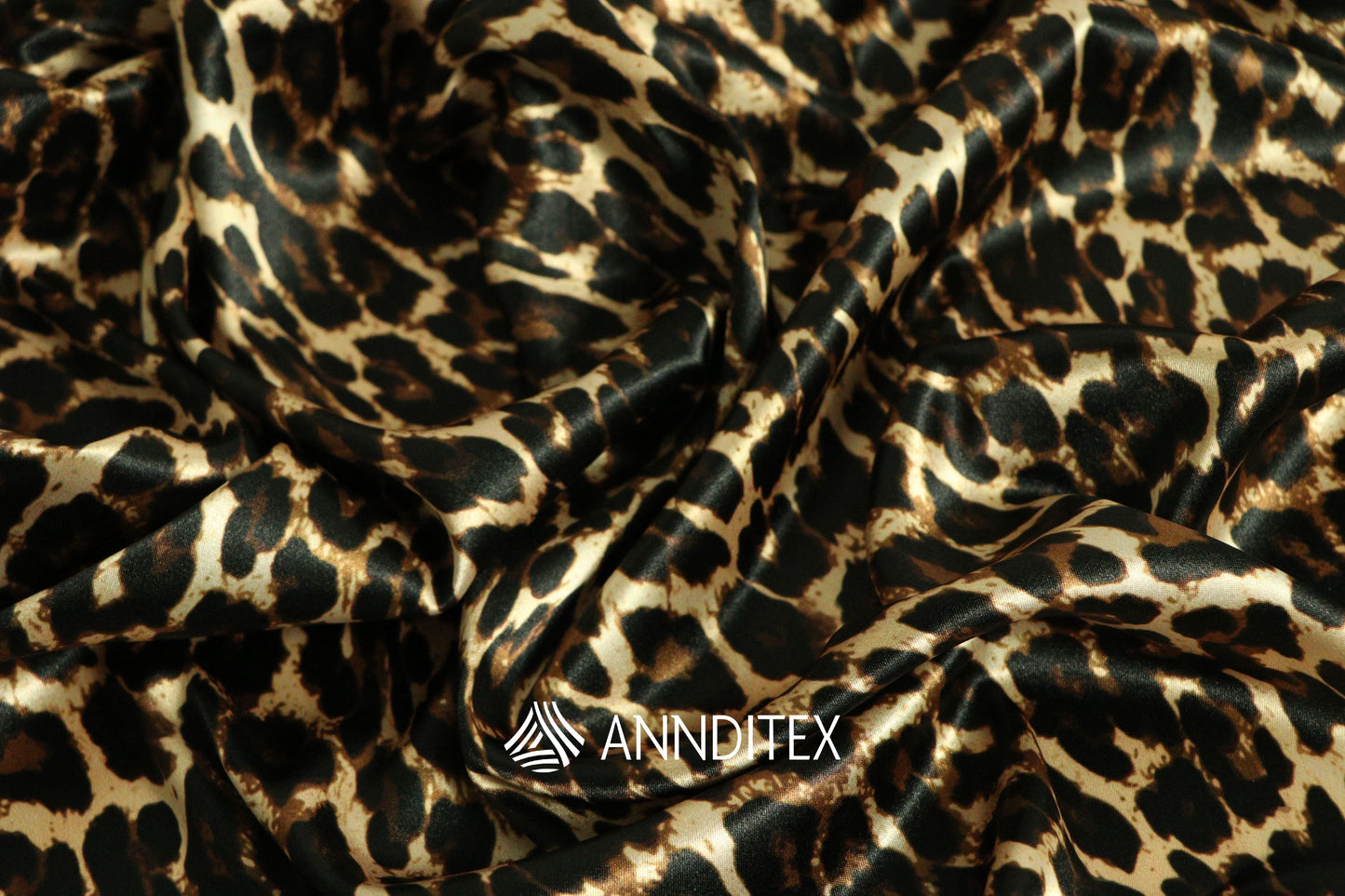 Satín Moda Estampada Leopardo Clásico