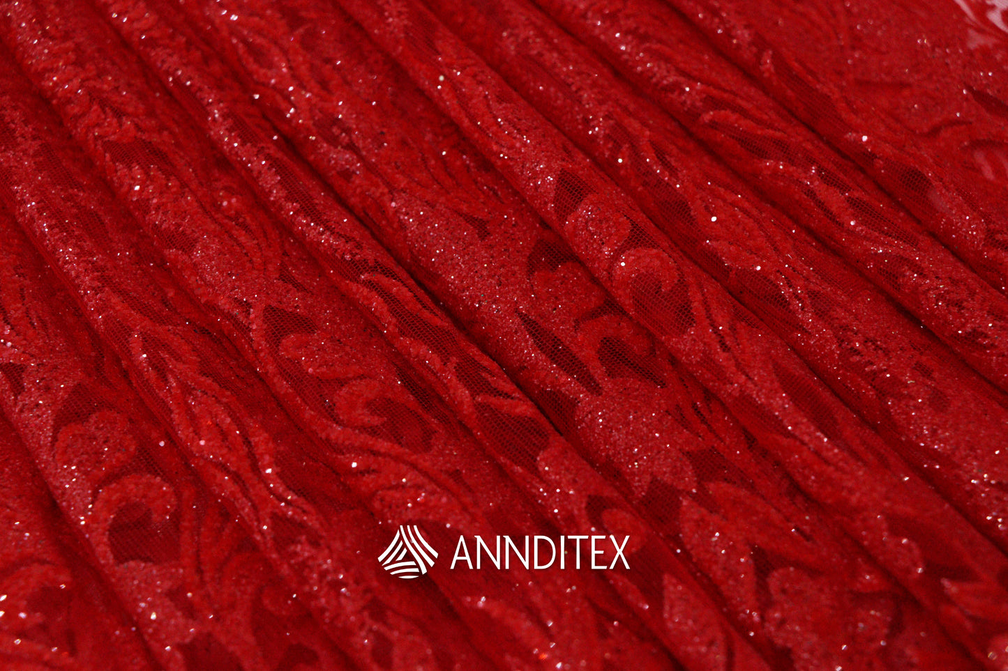 Tul Grecia Rojo- Exclusivo de Annditex
