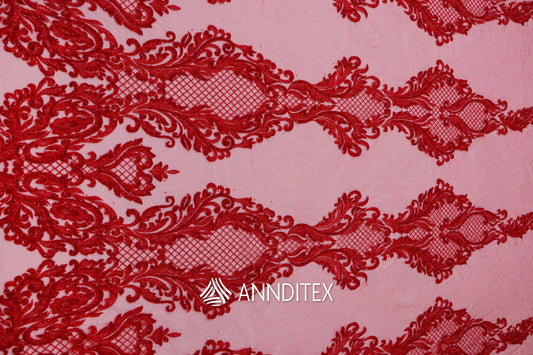 Tul Grecia Rojo- Exclusivo de Annditex