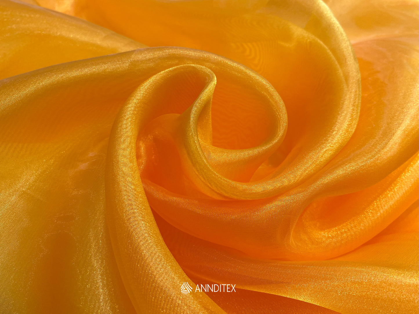 Organza Espejo Amarillo Mango