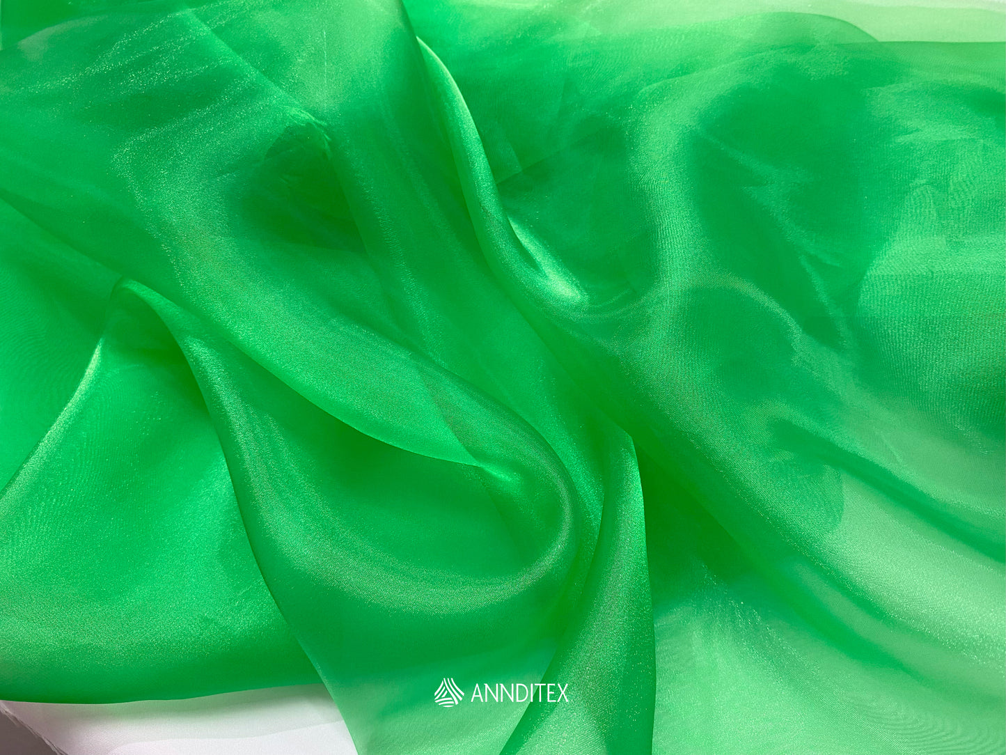 Organza Espejo Verde Bandera