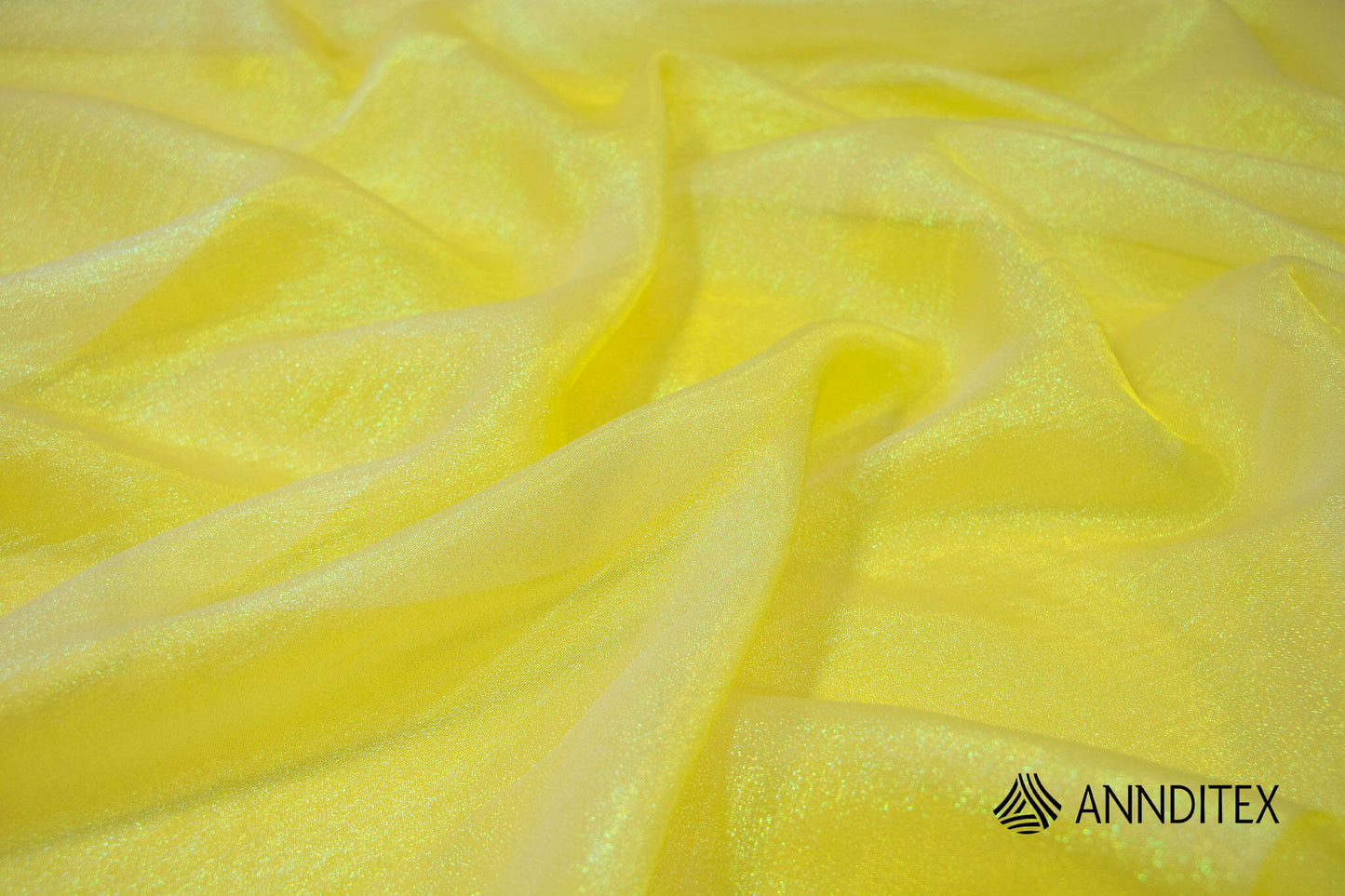 Organza Tornasol Amarillo Canario