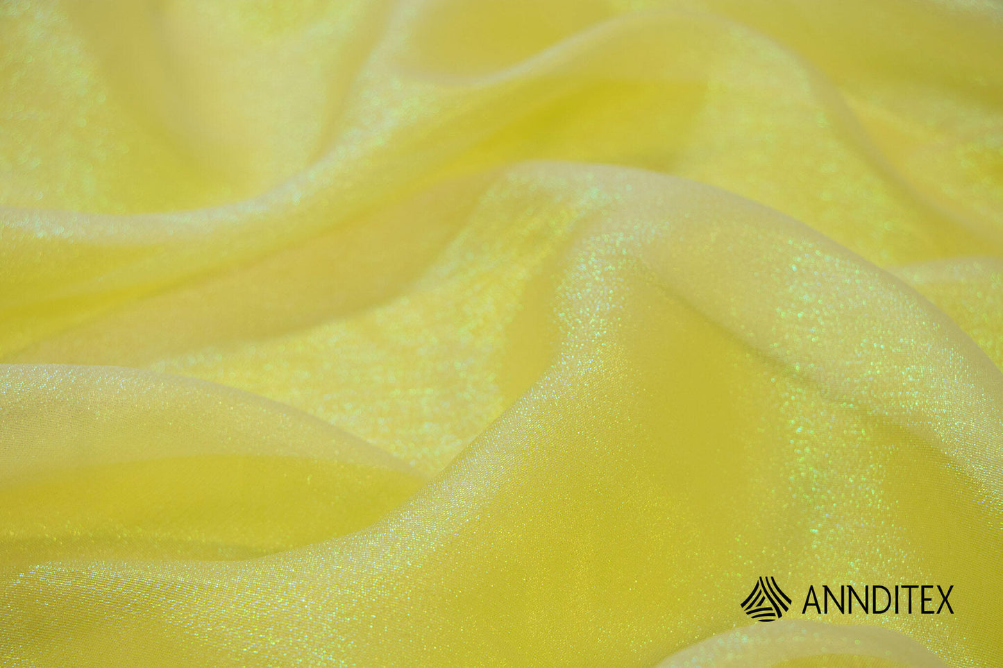 Organza Tornasol Amarillo Canario