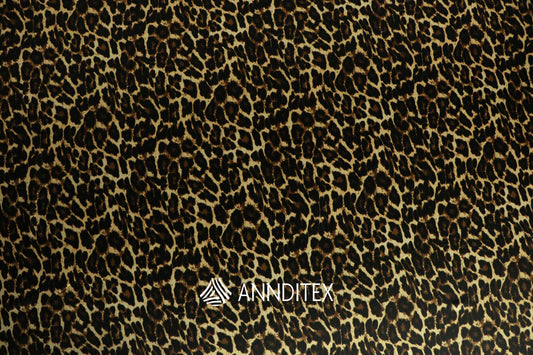 Satín Moda Estampada Leopardo Clásico