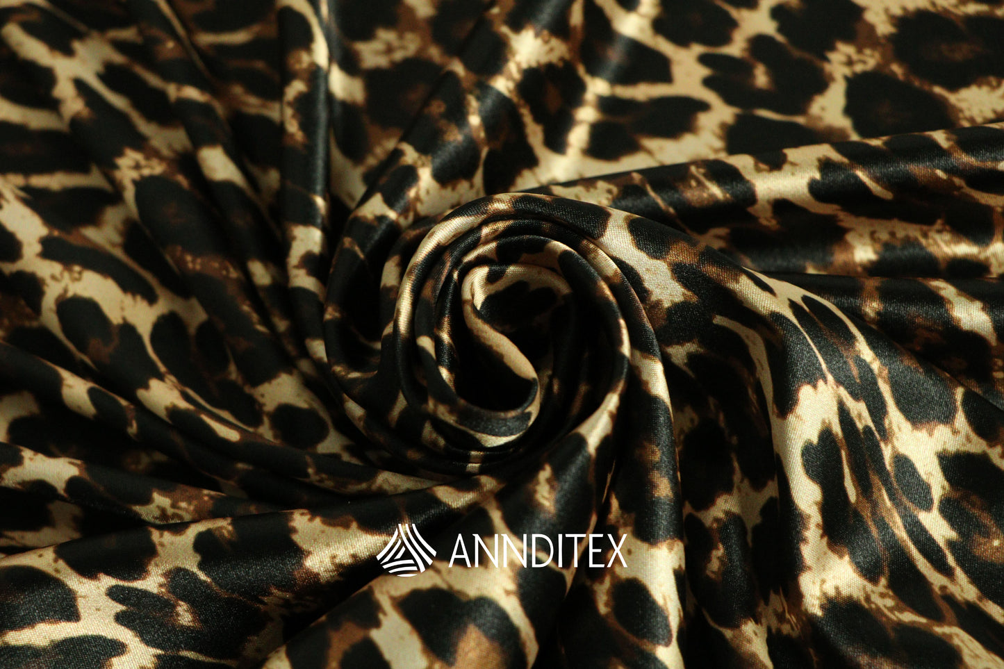 Satín Moda Estampada Leopardo Clásico