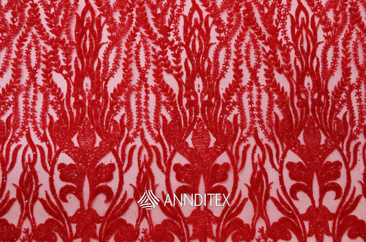 Tul Grecia Rojo- Exclusivo de Annditex